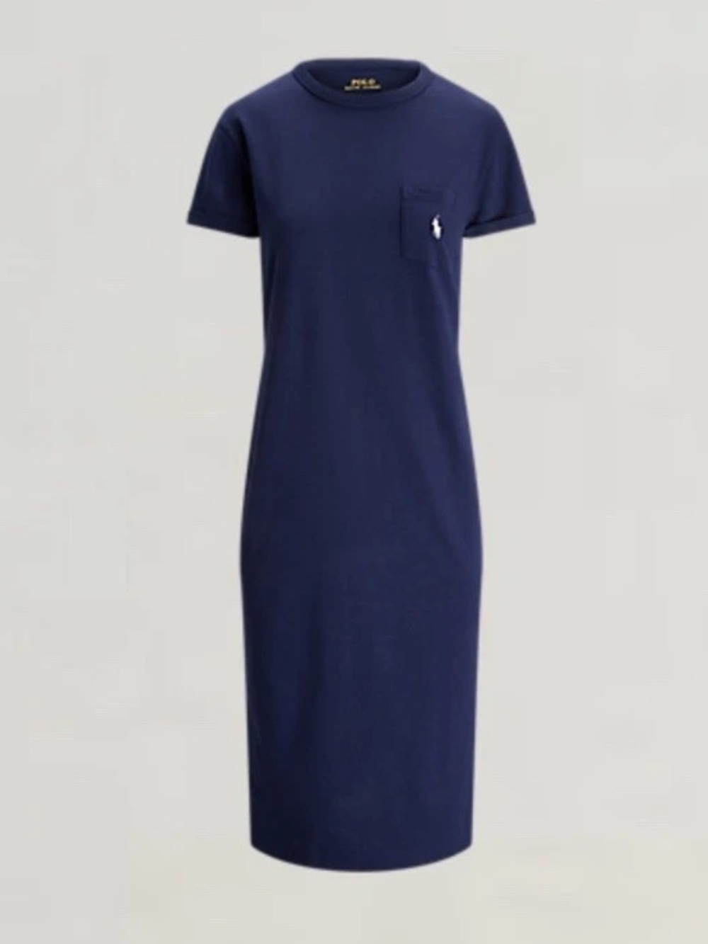 Polo Ralph Lauren cotton crewneck pocket tee dress